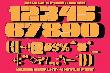 KREAK - Bold Display Font