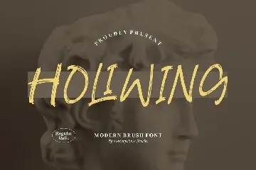 Holiwing Modern Brush Font