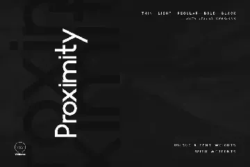 Proximity Sans - Unique Typeface + Webfonts