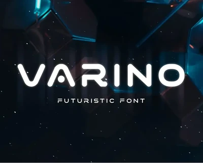 Varino - Futuristic font