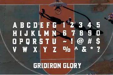 Gridiron Glory - Sport Typeface font