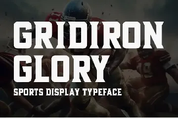 Gridiron Glory - Sport Typeface font