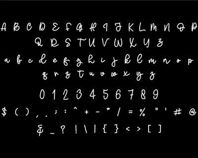 The Blue Moon Font