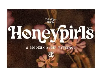 Honeypirls - Retro Serif Font