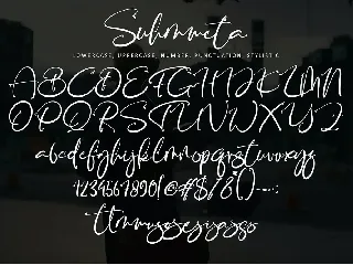 Suhmmeta font