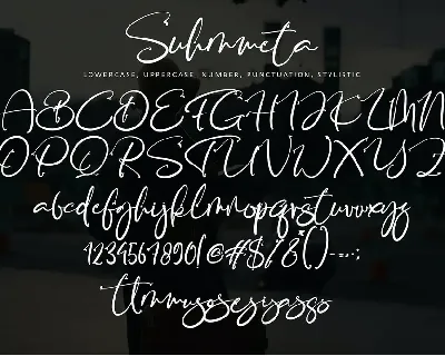 Suhmmeta font