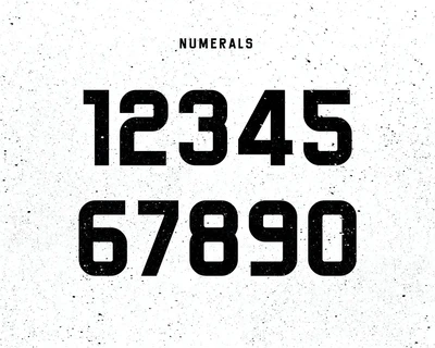 Thunder - Industrial Typeface font