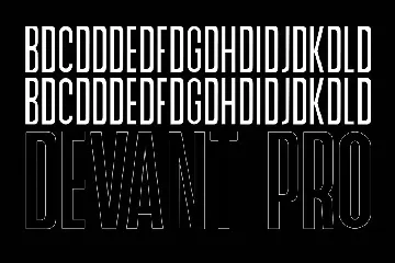 Devant Pro - Modern Typeface + WebFonts