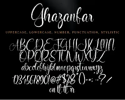 Ghafanzar font