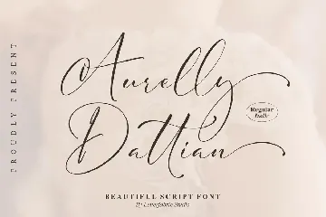 Aurelly Dattian Script Font