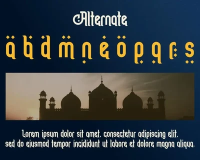 Syakur Ramadhan - Arabic Style Font
