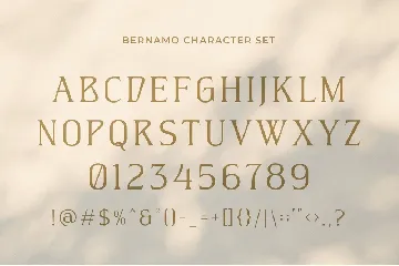 Bernamo - Classic Modern Serif font