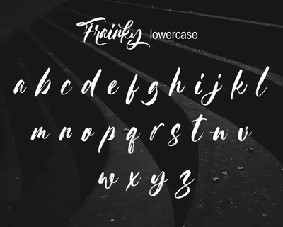 Brush Font