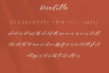 Rosadetta - Elegant Script font