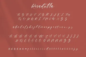 Rosadetta - Elegant Script font