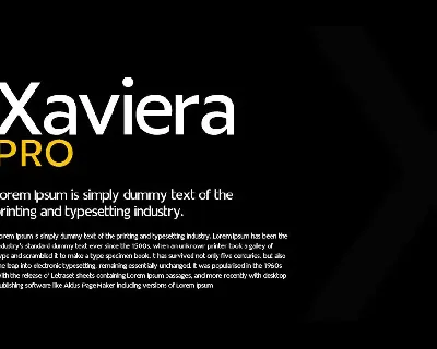 Xaviera - Modern Typeface + WebFonts