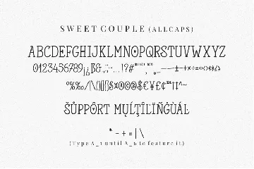 Sweet Couple - A Lovely Display Font