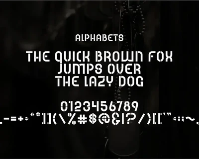 Red Brigade font
