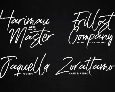 Rasthmon - Brush Font