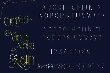 Viona Niosa font