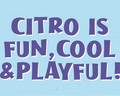 Citro - Sign Painter Typeface font
