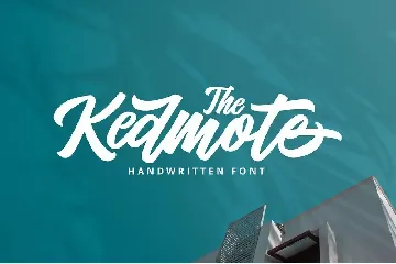 Kedmote - Bold Script Logotype font