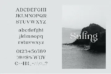 Suling || Modern Display Serif font