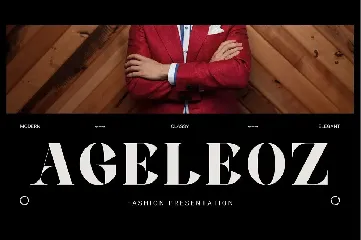 Agaleoz - Modern Display Font