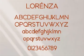 LORENZA - Elegant Sans Serif font