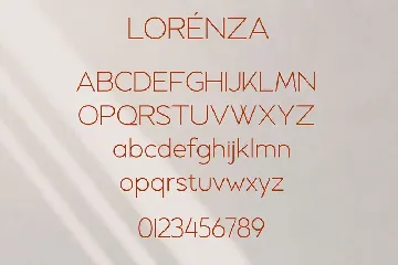 LORENZA - Elegant Sans Serif font