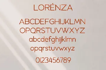 LORENZA - Elegant Sans Serif font