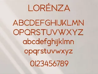 LORENZA - Elegant Sans Serif font