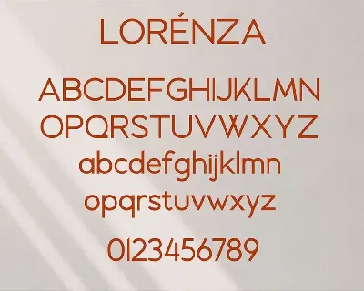 LORENZA - Elegant Sans Serif font