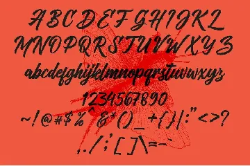 Vriegbe - Bold Script Logotype font