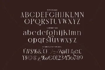 Raffa Alverado - Condensed Sharp Serif Typeface font