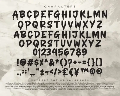 Stay Drips font