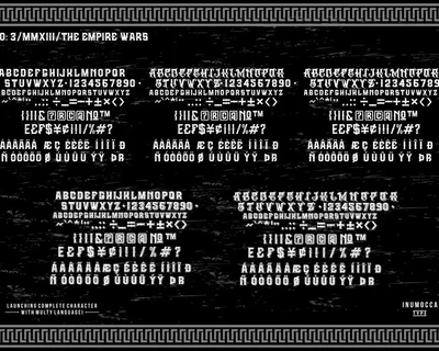 The Empire Wars (family font)
