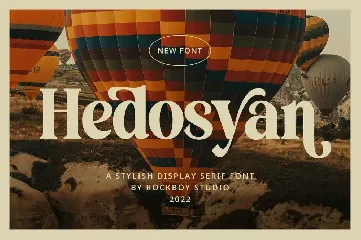 Hedosyan - Display Serif Font