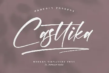 Casttika Modern Signature Font