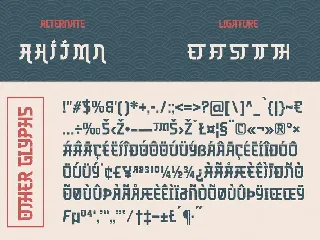 Keitaro - Japanese Font Style
