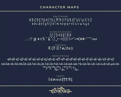 Brackle | Retro Font