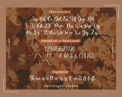 Better Sweety - Lovely Script font