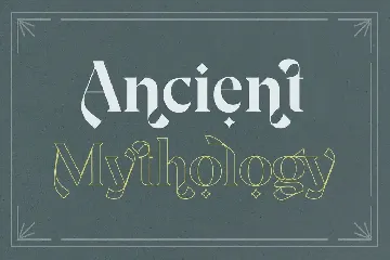 Modern Classic Serif Font