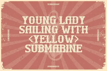 Submarine Display Font