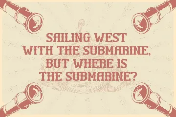 Submarine Display Font