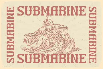 Submarine Display Font