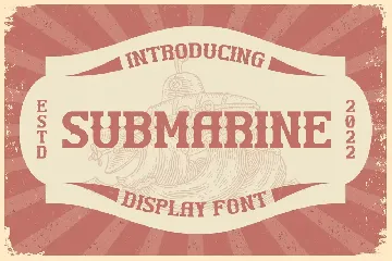 Submarine Display Font