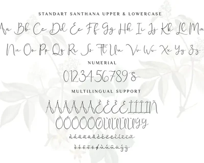 Santhana font
