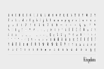 Kingdom Typeface font