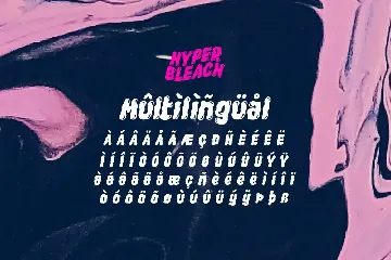 Hyper Bleach - Liquid Type font